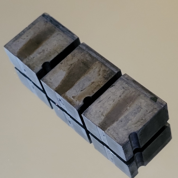 Vintage Letterpress Printing Ornate Block Letters, A, M & P - Picture 3 of 7